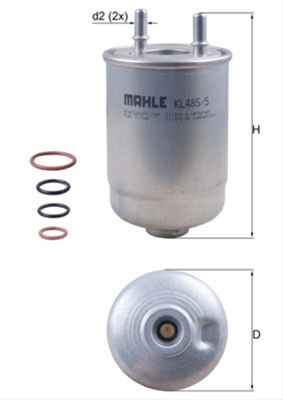 Filtru Combustibil Mahle Original Suzuki KL 485/5D
