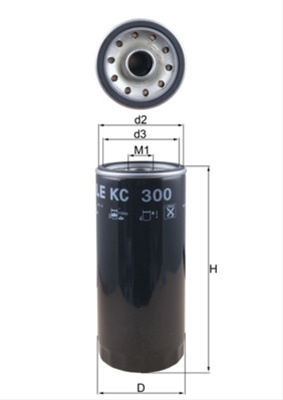 Filtru Combustibil Mahle Original Volvo KC 300