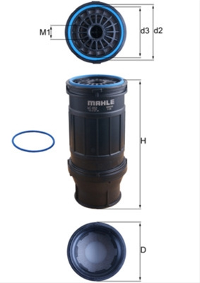 Filtru Combustibil - Mahle Solaris KC 652D