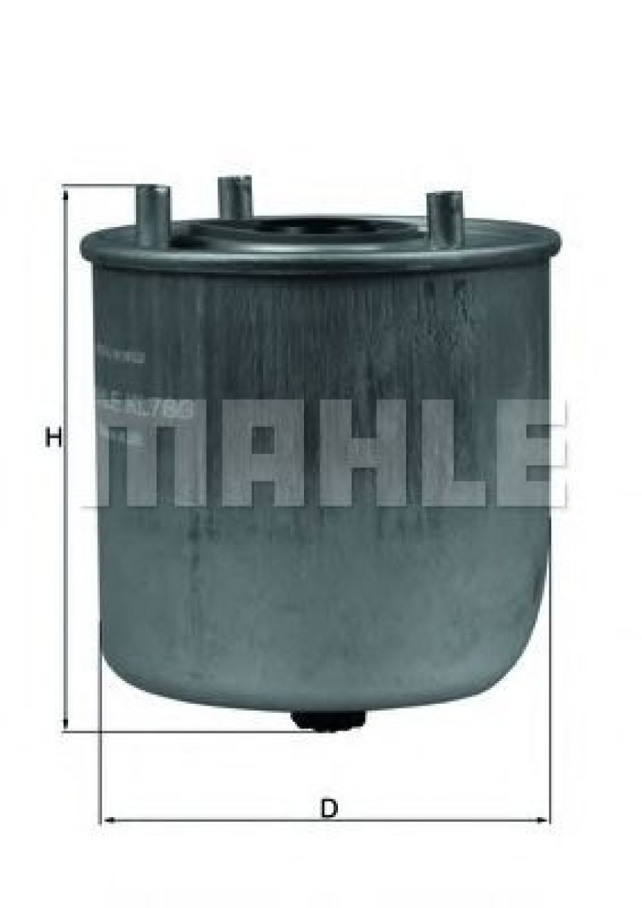 Filtru combustibil MAZDA 2 (DE) (2007 - 2015) MAHLE ORIGINAL KL 780 piesa NOUA