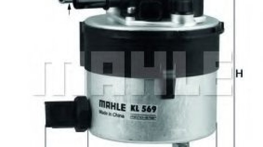 Filtru combustibil MAZDA 2 (DE) (2007 - 2015) MAHLE ORIGINAL KL 569 produs NOU