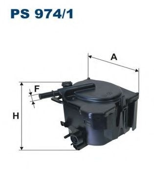 Filtru combustibil MAZDA 3 (BK) (2003 - 2009) FILTRON PS974/1 piesa NOUA