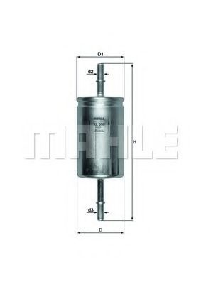 Filtru combustibil MAZDA 3 (BK) (2003 - 2009) MAHLE ORIGINAL KL 559 piesa NOUA