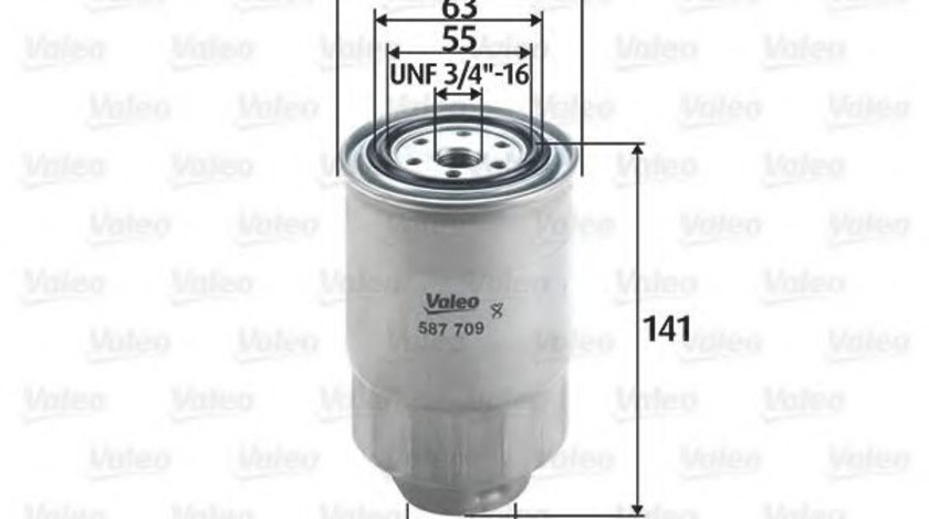 Filtru combustibil MAZDA 3 (BK) (2003 - 2009) VALEO 587709 piesa NOUA