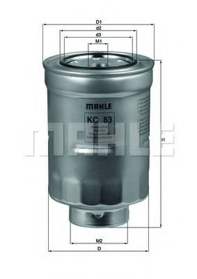 Filtru combustibil MAZDA CX-7 (ER) (2006 - 2016) KNECHT KC 83D piesa NOUA