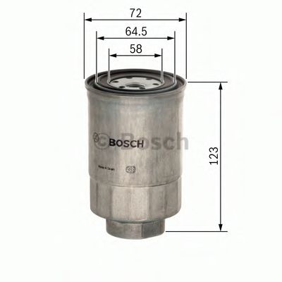 Filtru combustibil MAZDA PREMACY (CP) (1999 - 2005) BOSCH 1 457 434 440 piesa NOUA