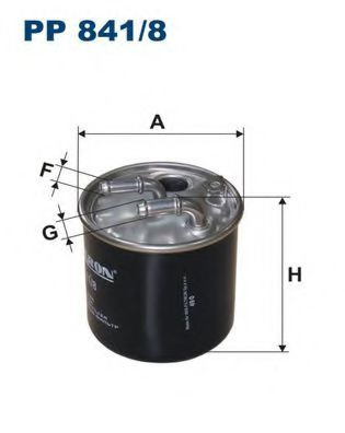 Filtru combustibil MERCEDES A-CLASS (W169) (2004 - 2012) FILTRON PP841/8 piesa NOUA