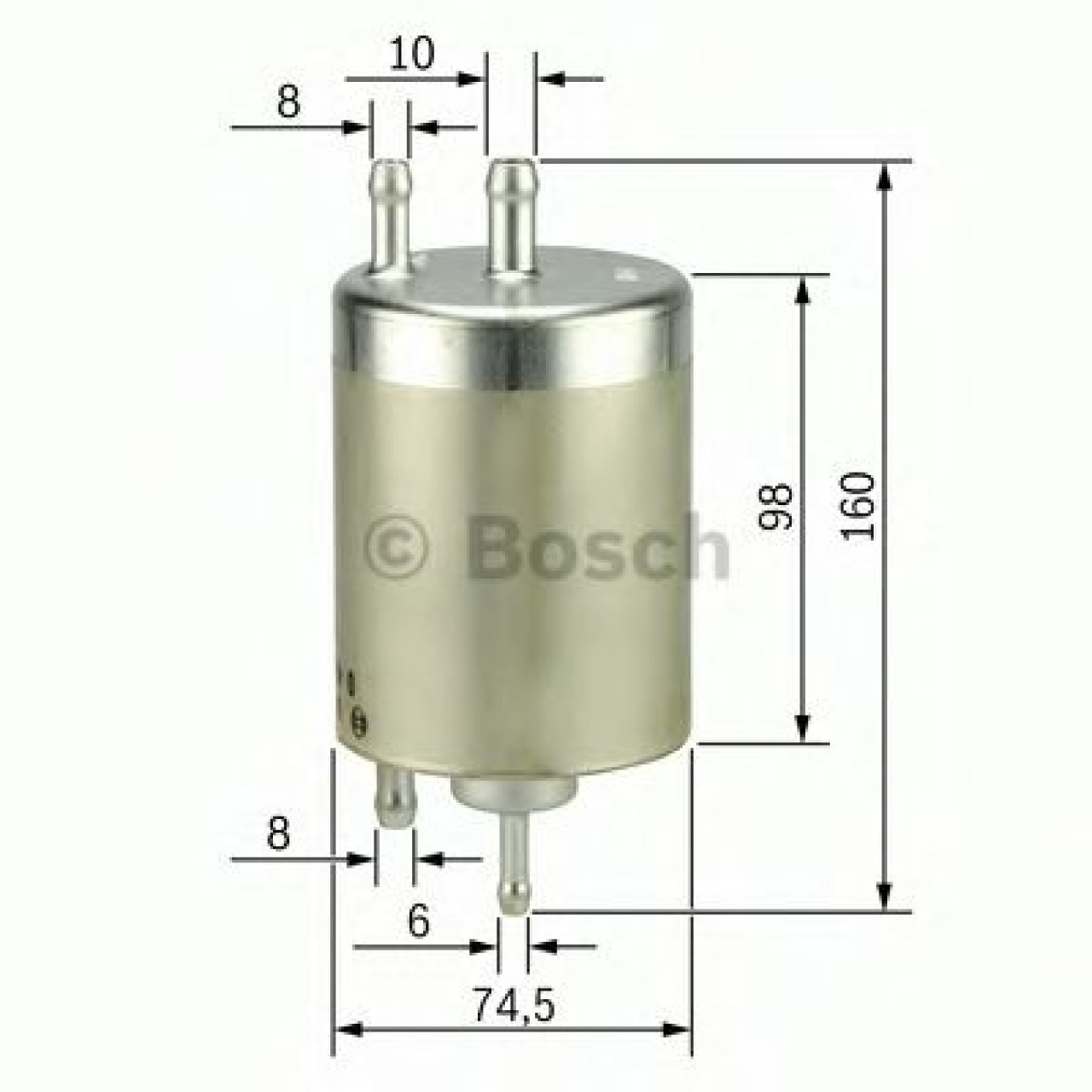 Filtru combustibil MERCEDES C-CLASS T-Model (S203) (2001 - 2007) BOSCH 0 450 915 003 piesa NOUA