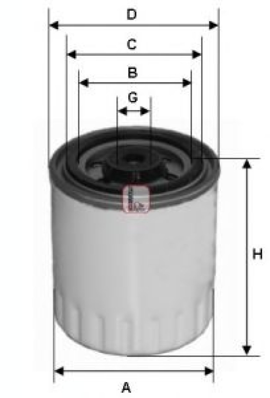Filtru combustibil MERCEDES C-CLASS (W202) (1993 - 2000) SOFIMA S 9600 NR piesa NOUA