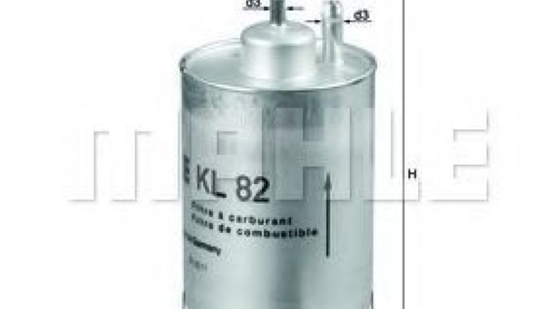 Filtru combustibil MERCEDES C-CLASS (W203) (2000 - 2007) KNECHT KL 82 piesa NOUA