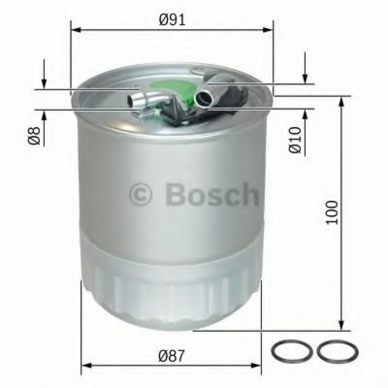 Filtru combustibil MERCEDES C-CLASS (W204) (2007 - 2014) BOSCH F 026 402 056 piesa NOUA