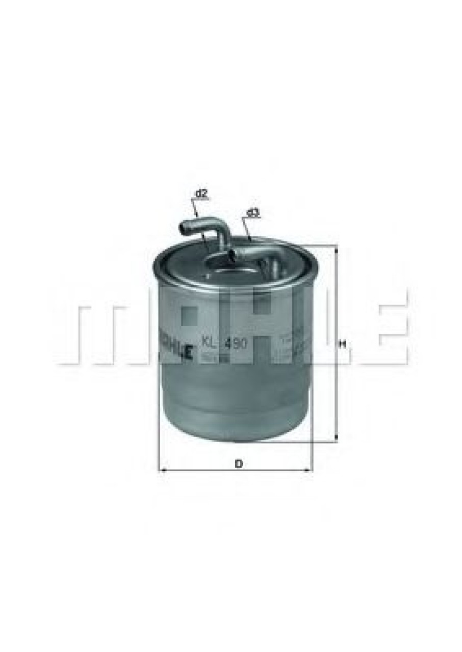Filtru combustibil MERCEDES E-CLASS Cabriolet (A207) (2010 - 2016) KNECHT KL 490D piesa NOUA
