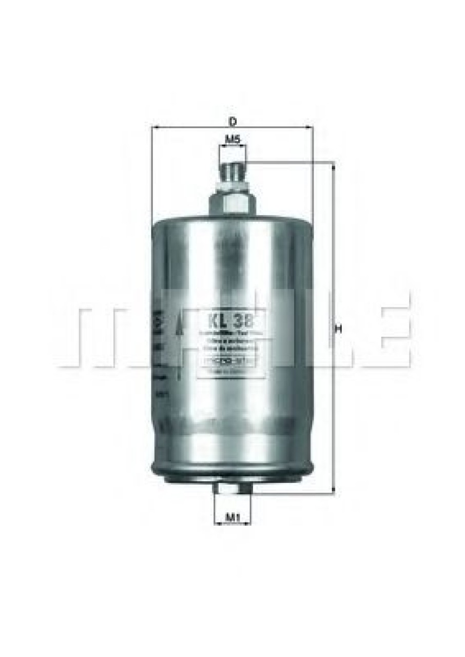 Filtru combustibil MERCEDES G-CLASS (W460) (1979 - 1993) KNECHT KL 38 piesa NOUA