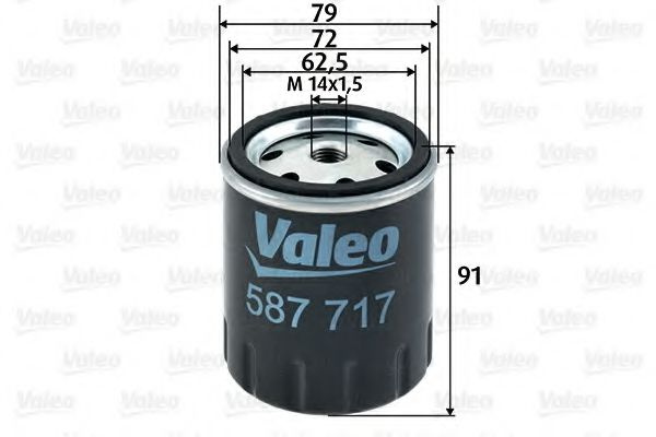 Filtru combustibil MERCEDES G-CLASS (W460) (1979 - 1993) VALEO 587717 piesa NOUA