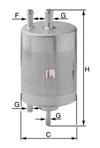 Filtru combustibil MERCEDES S-CLASS (W220) (1998 - 2005) SOFIMA S 1841 B piesa NOUA