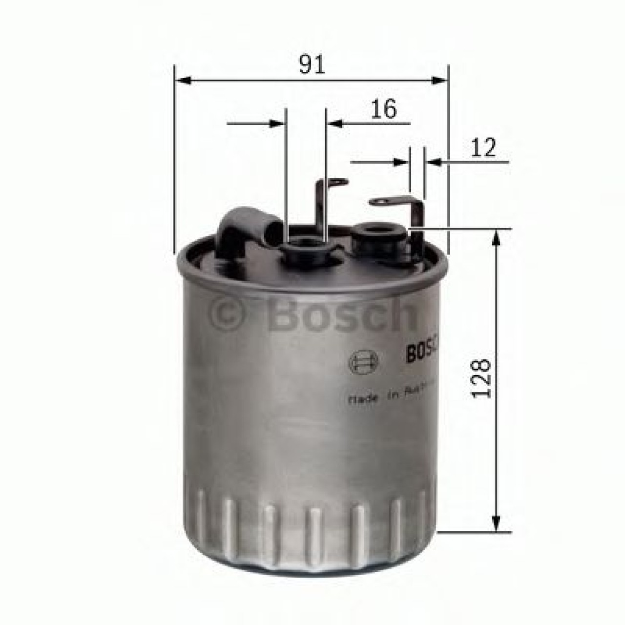 Filtru combustibil MERCEDES SPRINTER 2-t platou / sasiu (901, 902) (1995 - 2006) BOSCH 0 450 905 930 piesa NOUA