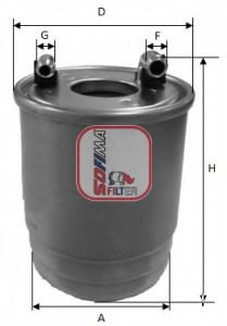 Filtru combustibil MERCEDES SPRINTER 5-t caroserie (906) (2006 - 2016) SOFIMA S 4112 NR piesa NOUA