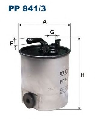 Filtru combustibil MERCEDES VANEO (414) (2002 - 2005) FILTRON PP841/3 piesa NOUA