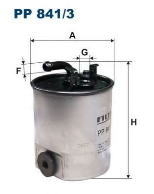 Filtru combustibil MERCEDES VANEO (414) (2002 - 2005) FILTRON PP841/3 piesa NOUA