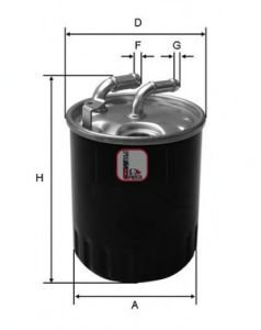 Filtru combustibil MERCEDES VITO / MIXTO caroserie (W639) (2003 - 2016) SOFIMA S 4077 NR piesa NOUA