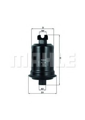Filtru combustibil MITSUBISHI PAJERO II (V3_W, V2_W, V4_W) (1990 - 1999) KNECHT KL 128 piesa NOUA