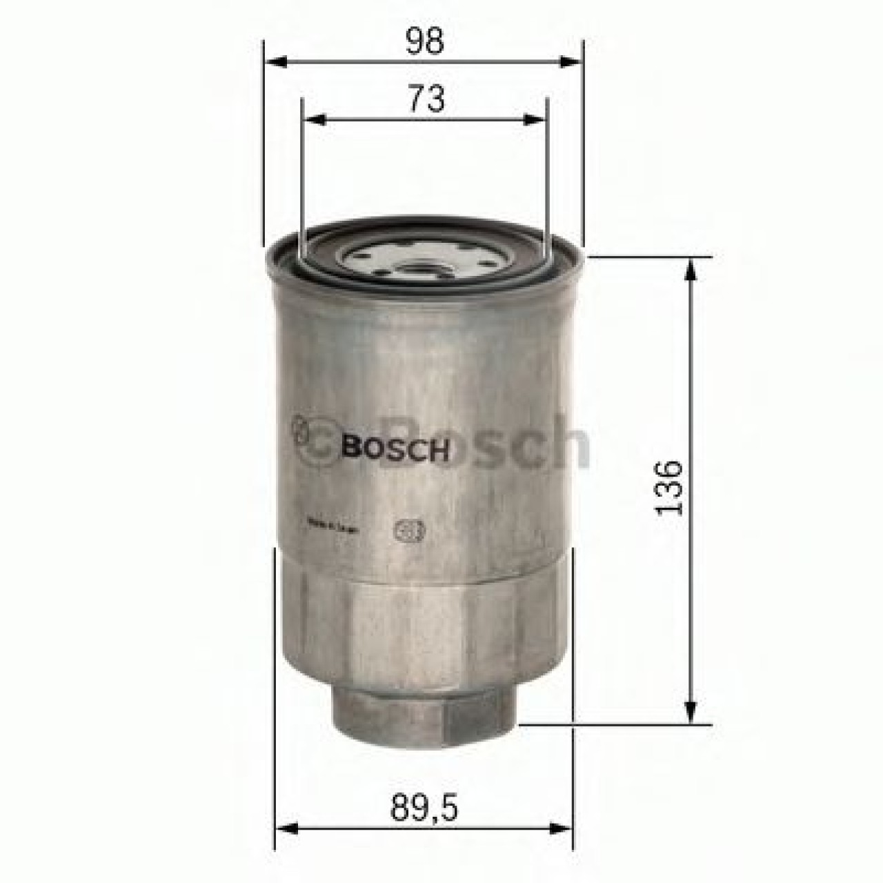 Filtru combustibil MITSUBISHI PAJERO II (V3_W, V2_W, V4_W) (1990 - 1999) BOSCH 0 986 450 508 piesa NOUA