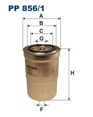 Filtru combustibil MITSUBISHI PAJERO III Canvas Top (V6_W, V7_W) (2000 - 2006) FILTRON PP856/1 piesa...