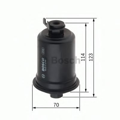 Filtru combustibil MITSUBISHI PAJERO III (V7_W, V6_W) (1999 - 2007) BOSCH 0 450 905 914 piesa NOUA