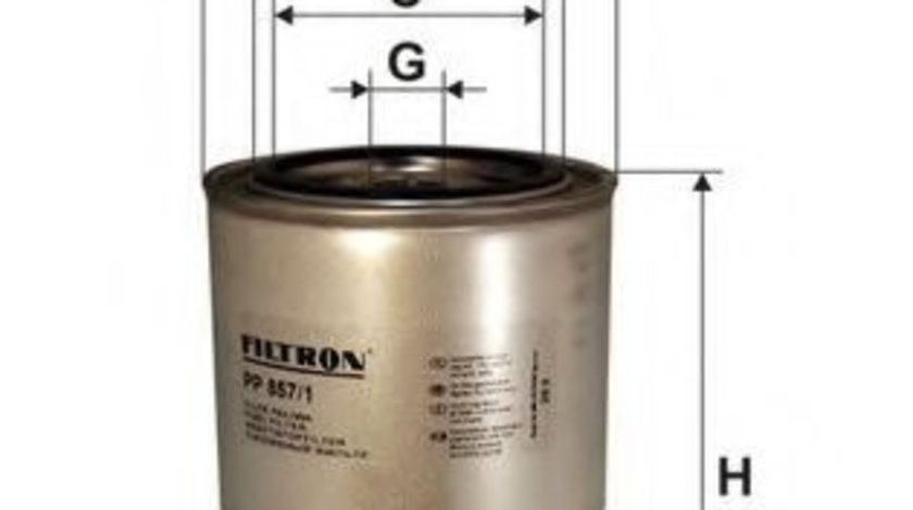 Filtru combustibil NISSAN ALMERA II (N16) (2000 - 2016) FILTRON PP857/1 piesa NOUA