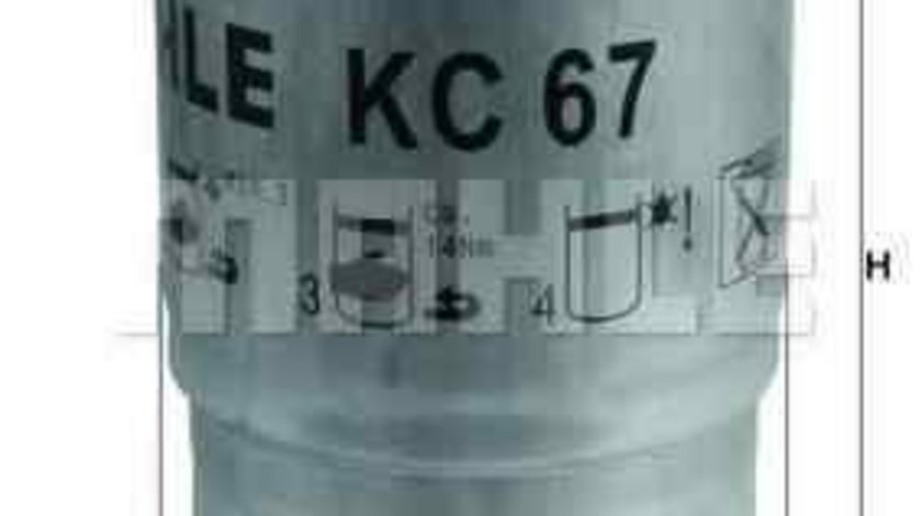 filtru combustibil NISSAN CABSTAR Producator KNECHT KC 67