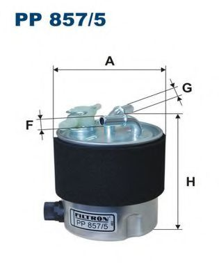 Filtru combustibil NISSAN MURANO (Z51) (2007 - 2016) FILTRON PP857/5 piesa NOUA