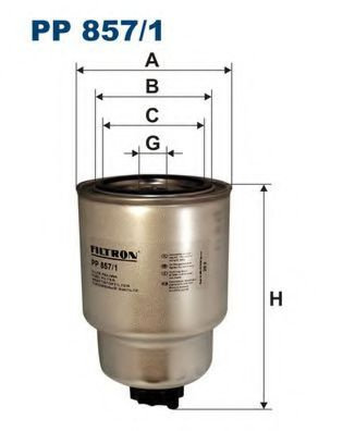 Filtru combustibil NISSAN NAVARA (D40) (2004 - 2016) FILTRON PP857/1 piesa NOUA