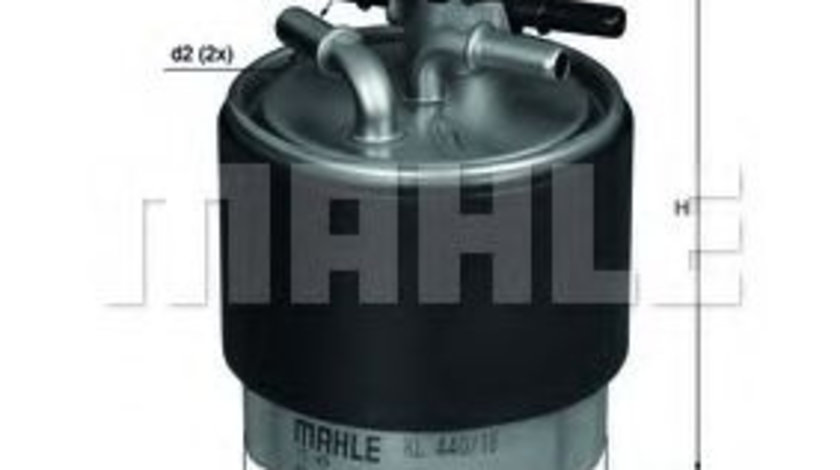 Filtru combustibil NISSAN QASHQAI / QASHQAI +2 (J10, JJ10) (2007 - 2013) MAHLE ORIGINAL KL 440/18 piesa NOUA