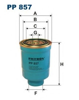 Filtru combustibil NISSAN TERRANO II (R20) (1992 - 2007) FILTRON PP857 piesa NOUA