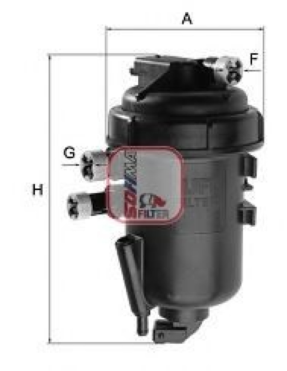 Filtru combustibil OPEL ANTARA (2006 - 2016) SOFIMA S 5163 GC piesa NOUA