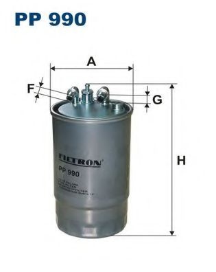Filtru combustibil OPEL CORSA D (2006 - 2016) FILTRON PP990 piesa NOUA
