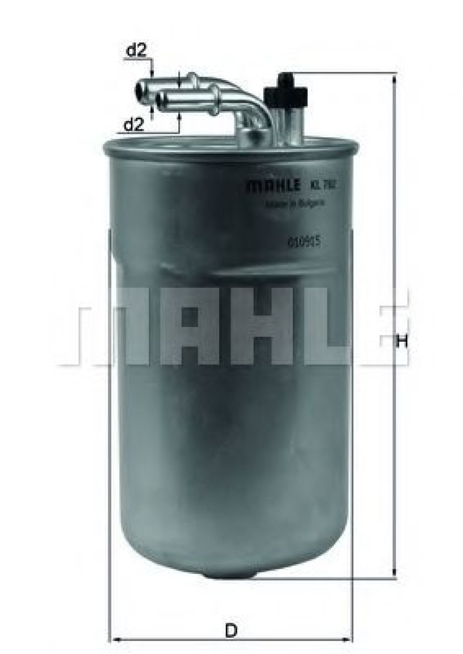 Filtru combustibil OPEL CORSA E (2014 - 2016) KNECHT KL 792 piesa NOUA