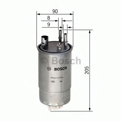 Filtru combustibil OPEL MERIVA (2003 - 2010) BOSCH F 026 402 054 piesa NOUA