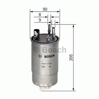 Filtru combustibil OPEL MERIVA (2003 - 2010) BOSCH F 026 402 054 piesa NOUA