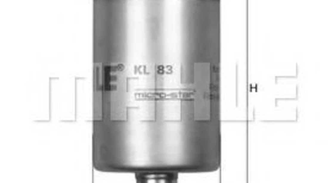 Filtru combustibil OPEL VECTRA C GTS (2002 - 2016) MAHLE ORIGINAL KL 83 piesa NOUA