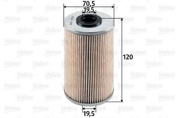 Filtru combustibil OPEL VIVARO combi (J7) (2001 - 2014) VALEO 587913 piesa NOUA