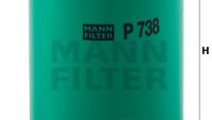 Filtru combustibil (P738X MANN-FILTER) Citroen,FIA...