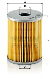 Filtru combustibil (P810X MANN-FILTER)