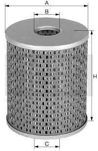 Filtru combustibil (P93212 MANN-FILTER)