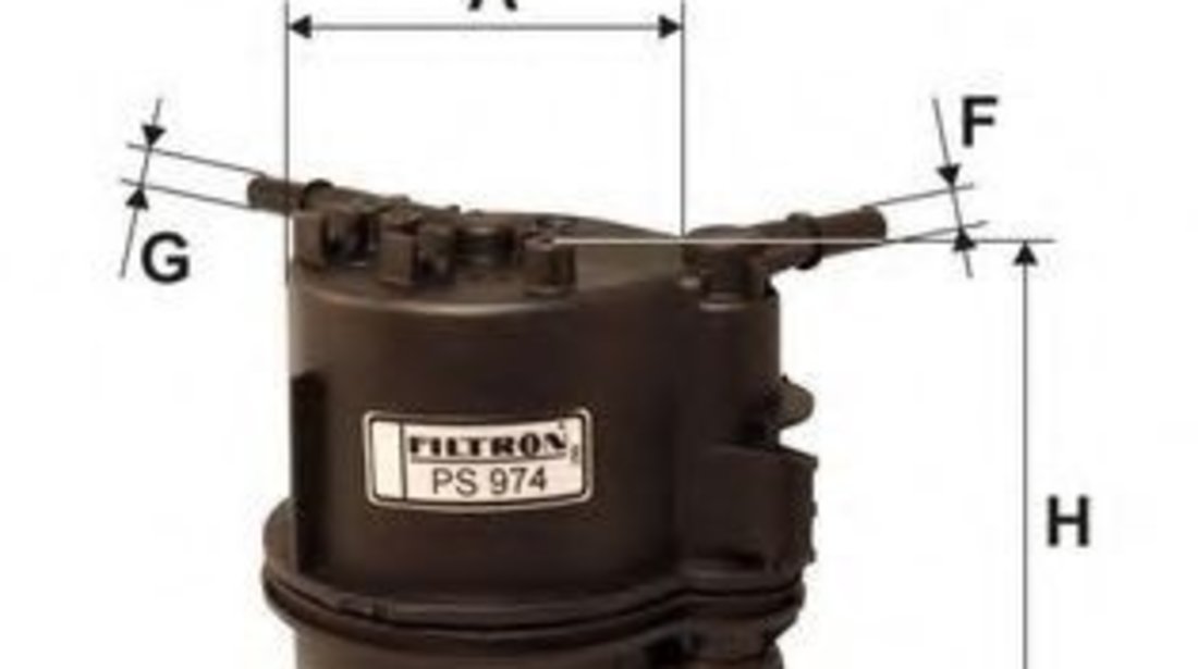 Filtru combustibil PEUGEOT 1007 (KM) (2005 - 2016) FILTRON PS974 piesa NOUA