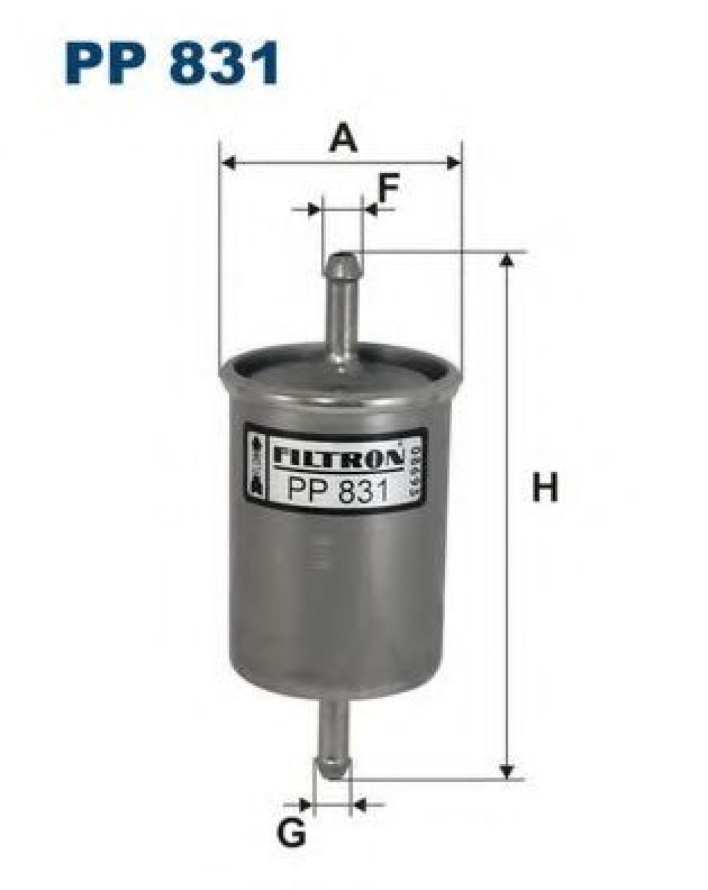 Filtru combustibil PEUGEOT 106 II (1) (1996 - 2016) FILTRON PP831 piesa NOUA