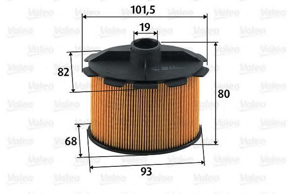 Filtru combustibil PEUGEOT 206 Hatchback (2A/C) (1998 - 2016) VALEO 587905 piesa NOUA