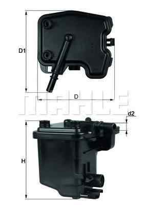 filtru combustibil PEUGEOT 407 6D KNECHT