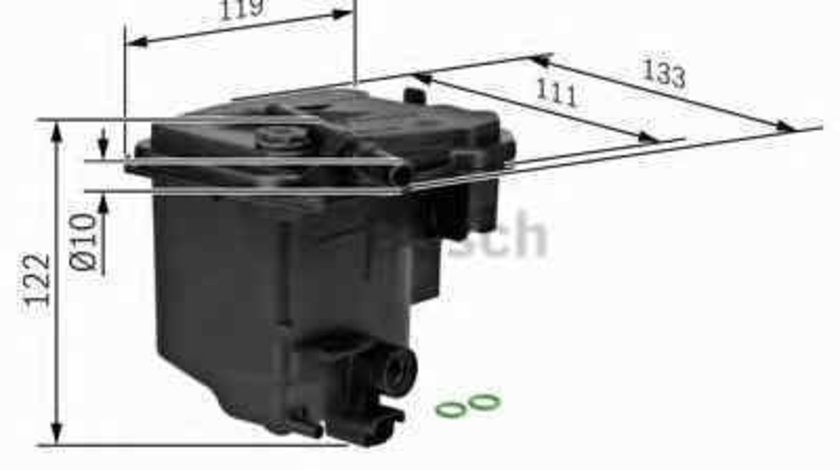 Filtru combustibil PEUGEOT 407 SW 6E BOSCH 0 450 907 006