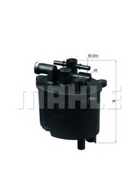 Filtru combustibil PEUGEOT 807 (E) (2002 - 2016) KNECHT KL 581 piesa NOUA